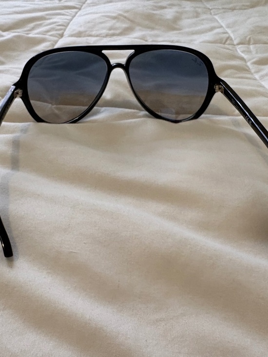 Ray-Ban RB4376 Aviator Polished Blue Sunglasses, Best Seller